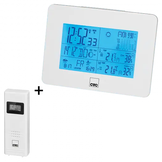 Метеостанція Clatronic WSU 7026 White - фото 2