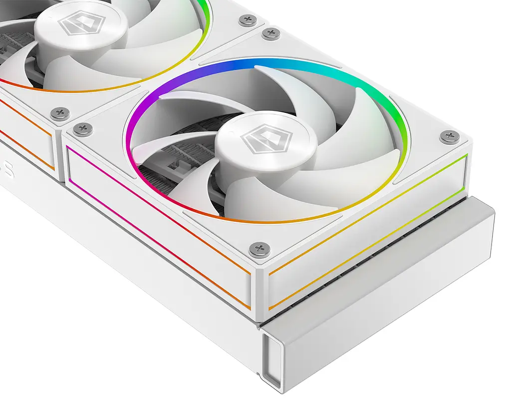 Система водяного охлаждения ID-Cooling Space LCD SL360 White - фото 3