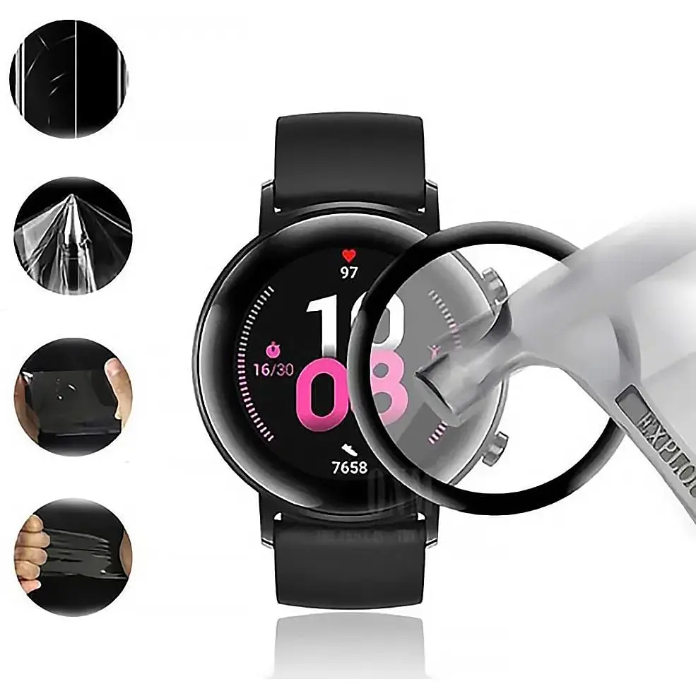 Защитная пленка BeCover для Honor MagicWatch 2 42 mm Black (706045) - фото 3
