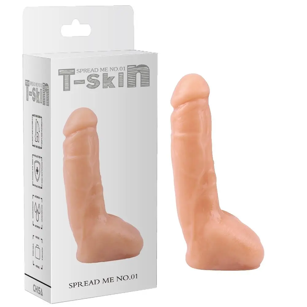 Фаллоимитатор T-Skin Spread Me No.01 20.5 см телесный - фото 2