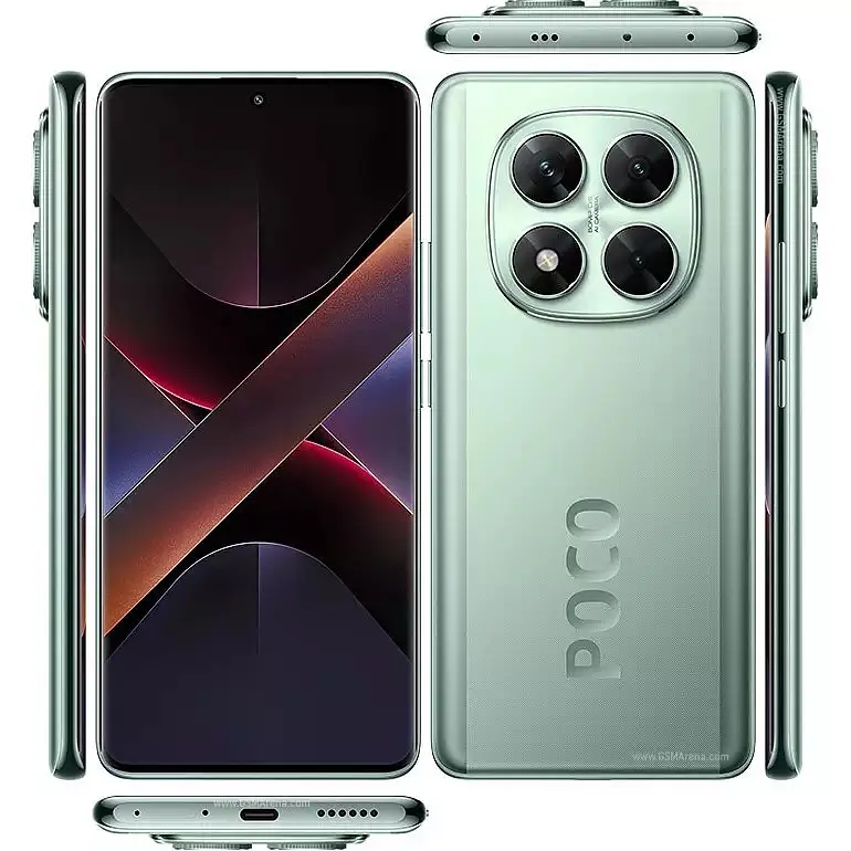 Смартфон Xiaomi POCO X7 8/256Gb зеленый (с NFC) без адаптера - фото 7