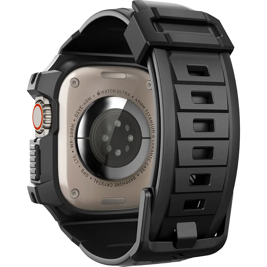 Чохол-ремінець Spigen Rugged Armor Pro для Apple Watch Ultra 49mm Black [ACS05460] [85167] - фото 9
