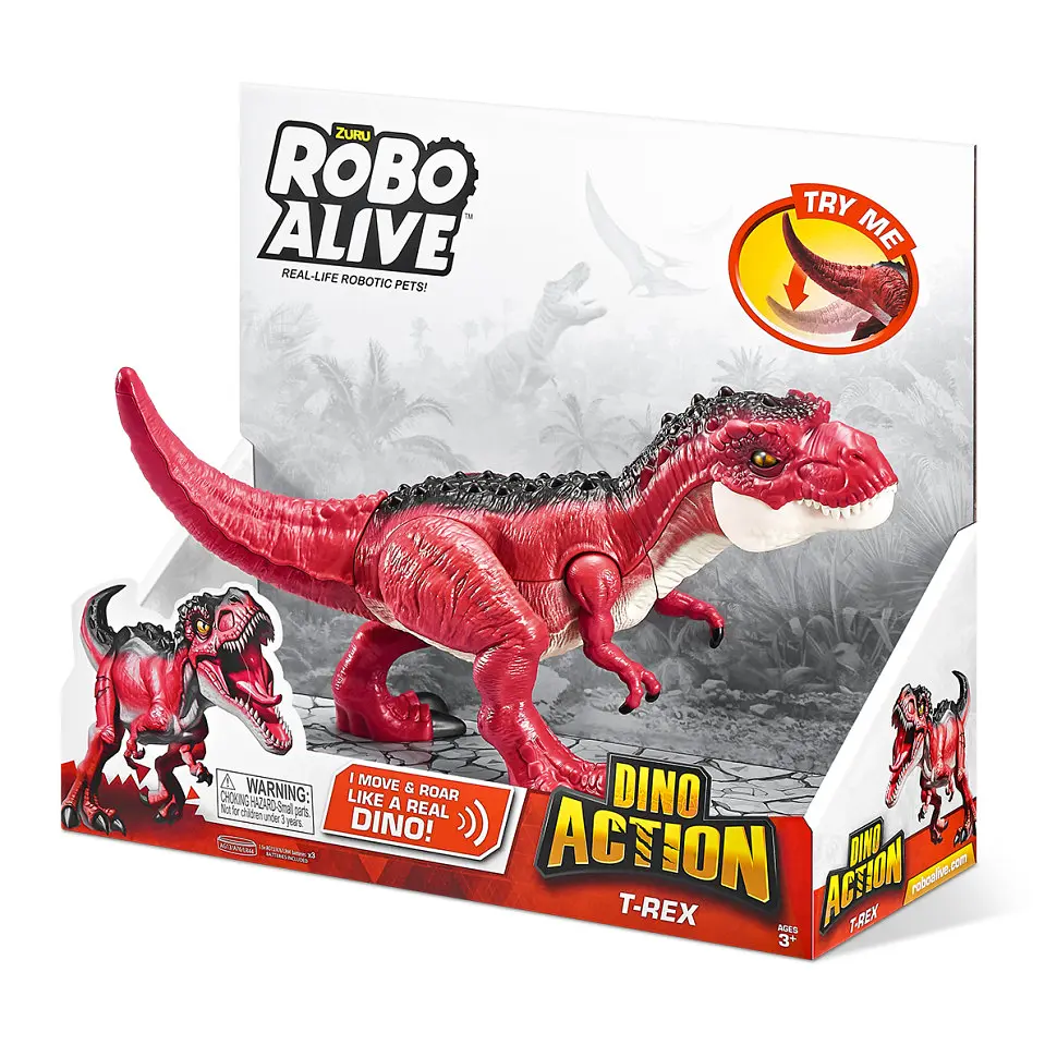 Інтерактивна іграшка Тиранозавр Pets & Robo Alive 7171 зі звуком - фото 5