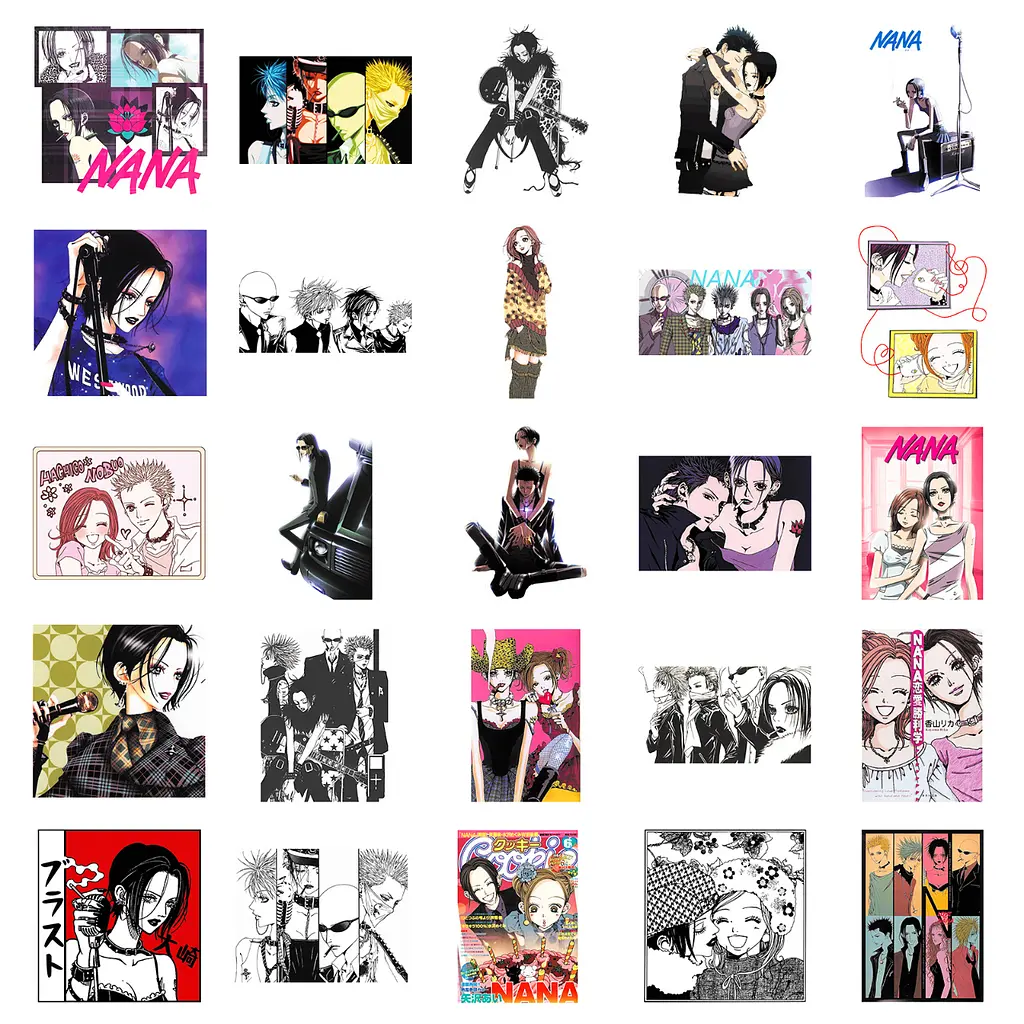 Стікерпак Нана Набір наклейок GeekLand Nana 50 штук - фото 4