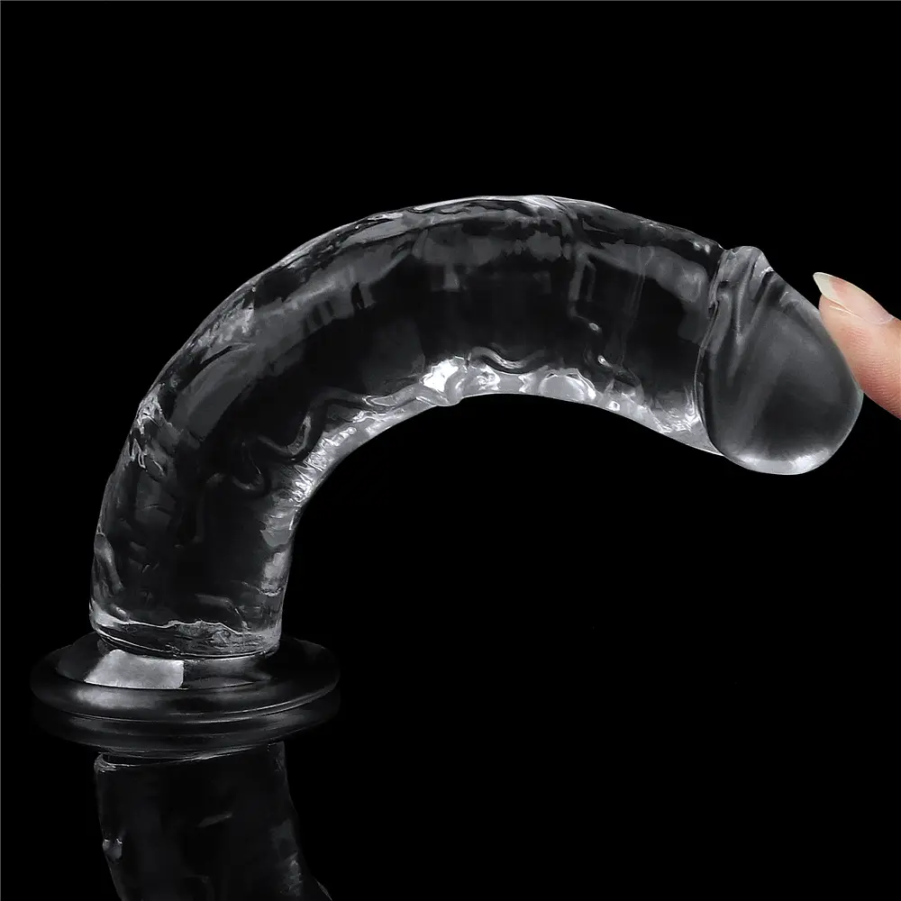 Фалоімітатор - Flawless Clear Dildo 7" Clear - фото 7