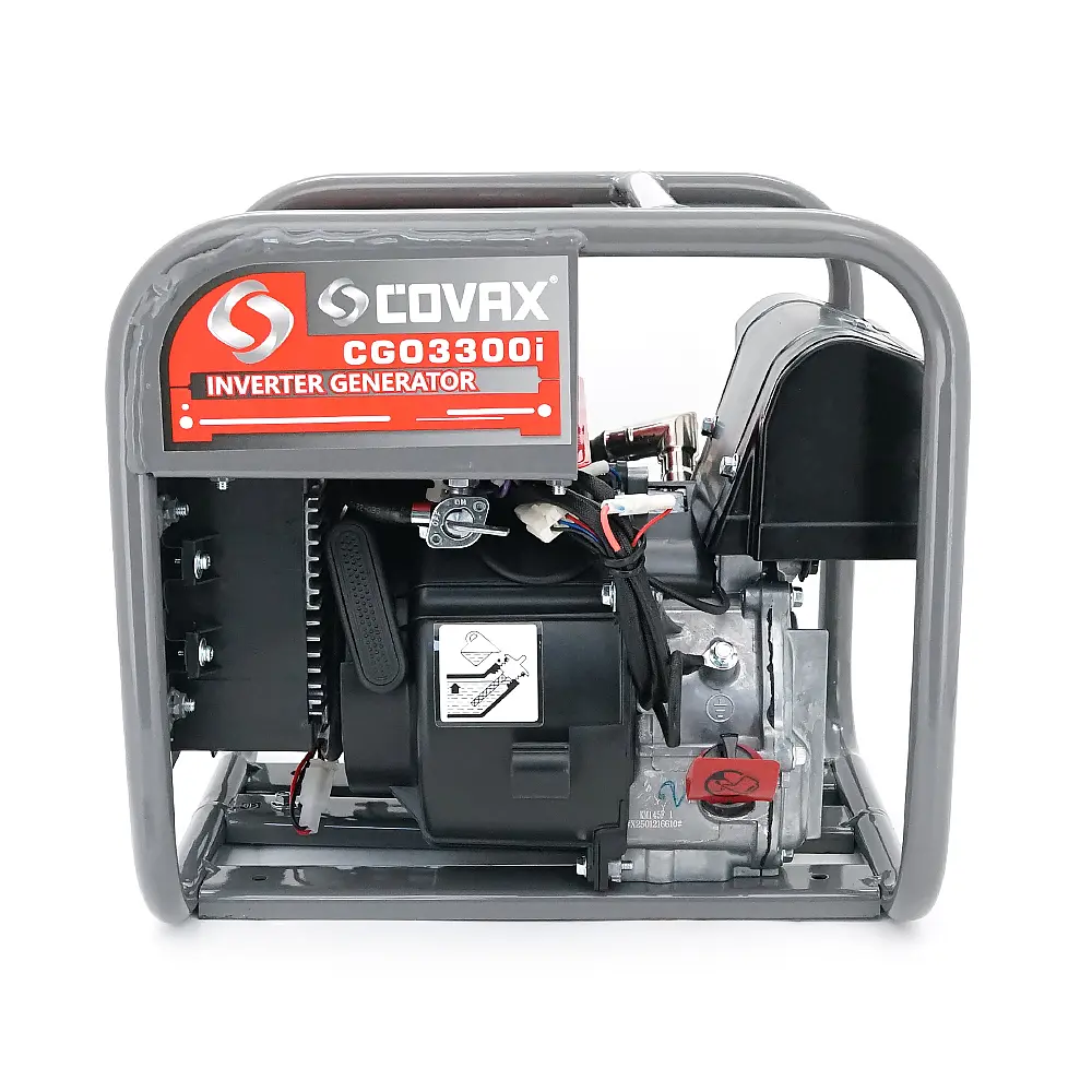Генератор інверторний бензин COVAX CGO3300i, 1.5kW, однофазний 220V, 50Hz, 4-stroke, бак 2.3L, 341х285х315mm, 10kg - фото 4