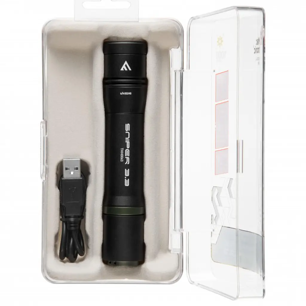 Ліхтар тактичний Mactronic Sniper 3.3 (1000 Lm) Focus Powerbank USB Rechargeable (THH0063) - фото 8