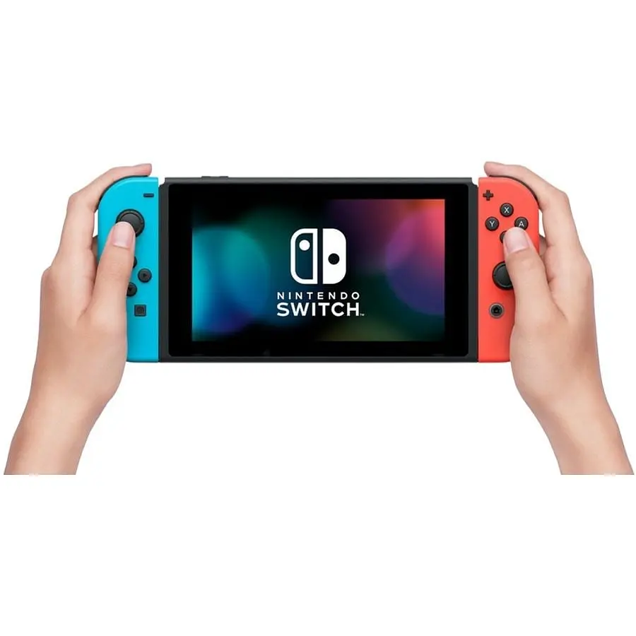 Игровая консоль Nintendo Switch with Neon Blue and Neon Red Joy