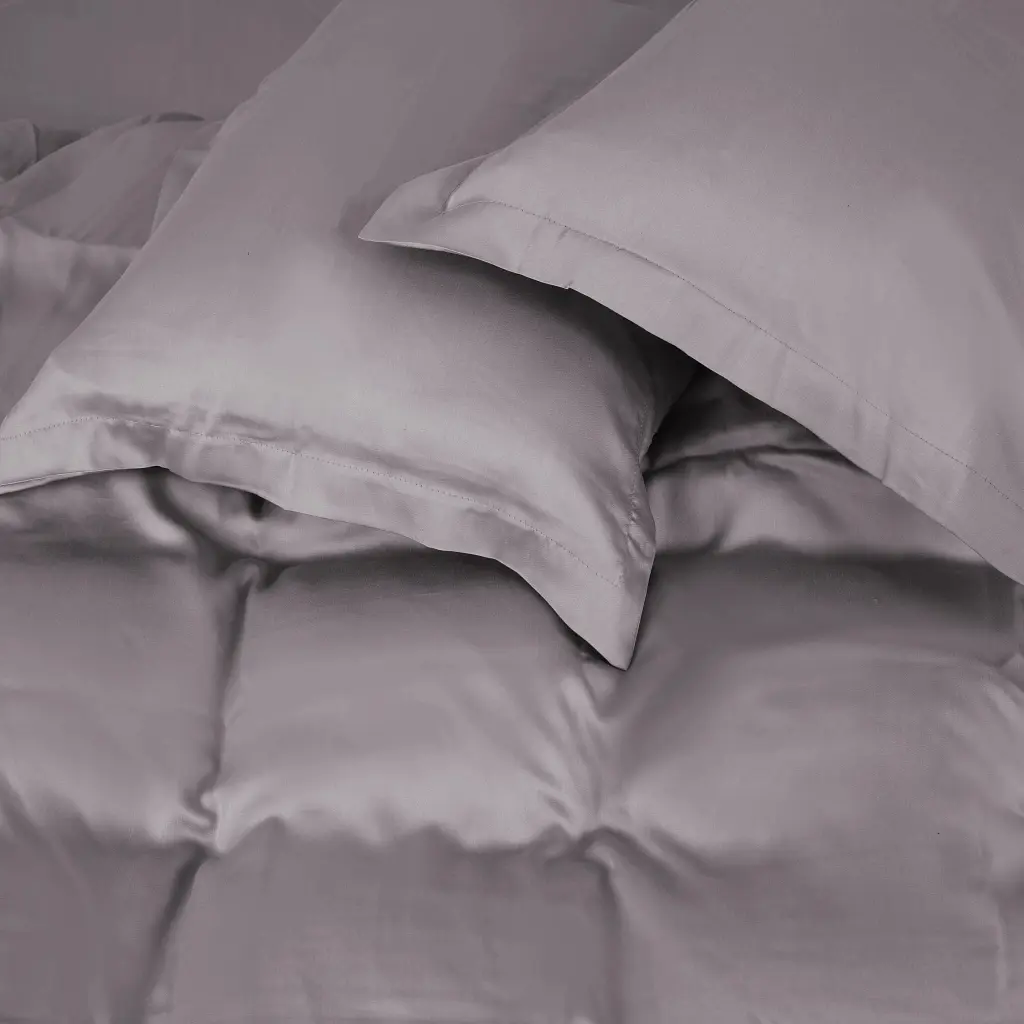 Постільна білизна MirSon Tencel №06 Gray 143х210 полуторний (2200009370472) - фото 3