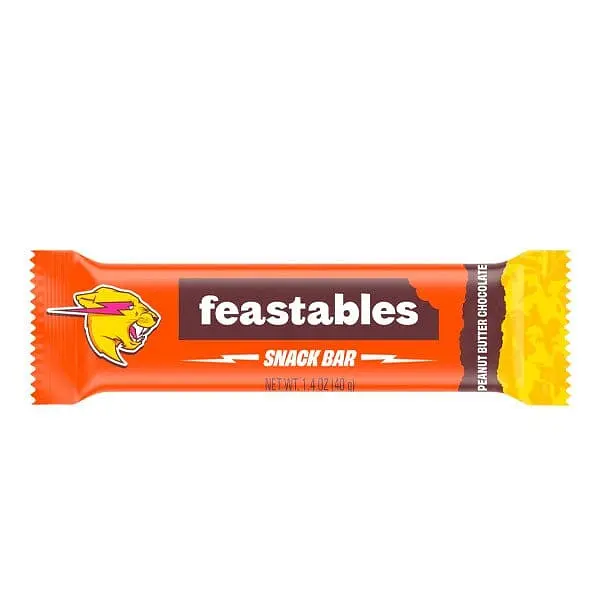 Шоколадні батончики Feastables MrBeast Peanut Butter Chocolate Snack Bar 5х40 г - фото 3