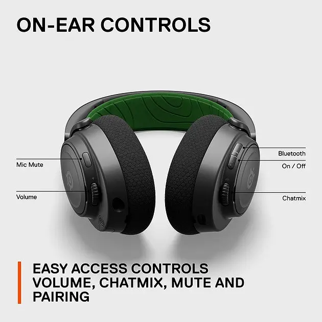 Навушники ігрова гарнітура з мікрофоном SteelSeries Arctis Nova 7X (61565) чорна - фото 7