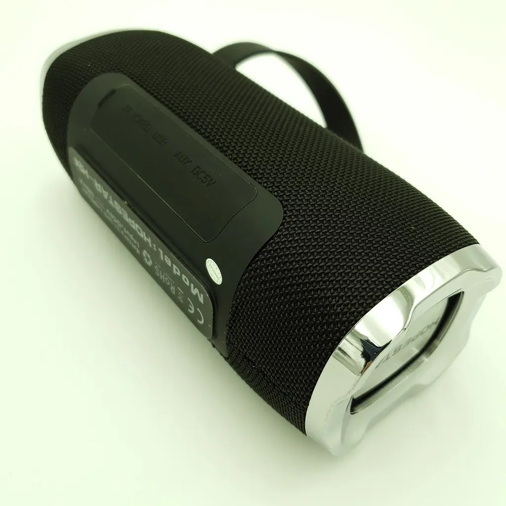 Бездротова акумуляторна колонка Bluetooth акустика FM MP3 AUX USB Hopestar H24 чорний - фото 5