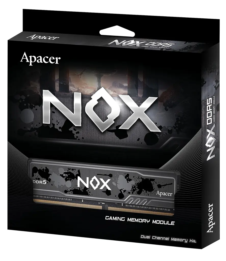 Модуль пам'ятi DDR5 2x16GB/5200 Apacer NOX (AH5U32G52C522MBAA-2) - фото 5