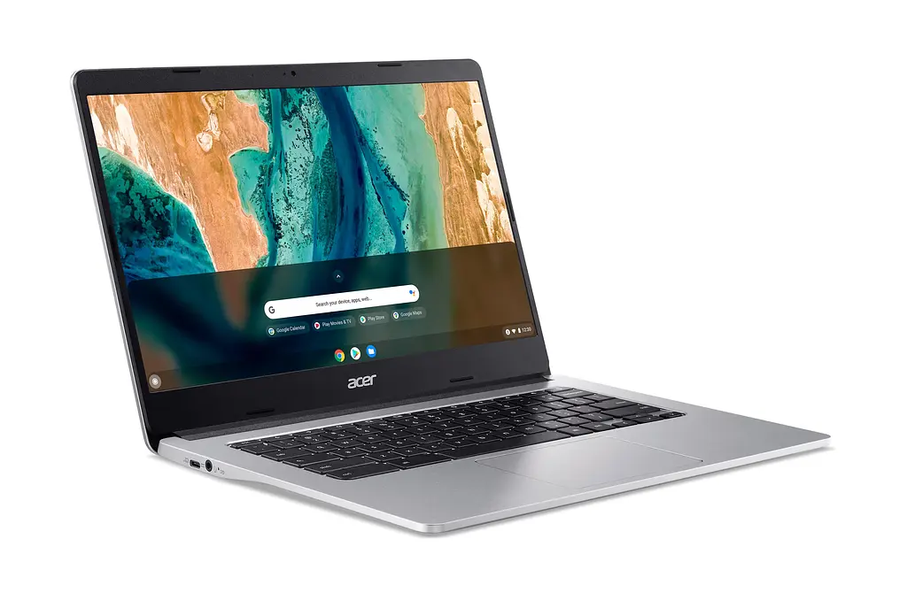 Ноутбук Acer Chromebook CB314-2H 14' FHD IPS, MediaTek MT8183, 8GB, F128GB, UMA, ChromeOS, сріблястий (NX.AWFEU.001) - фото 3
