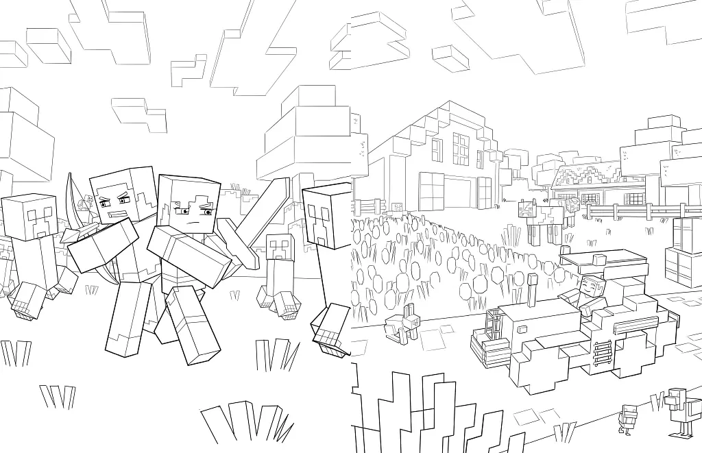 MINECRAFT. Офіційна розмальовка пригод - - фото 3