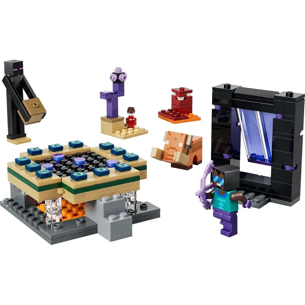 Конструктор LEGO Minecraft Подорож до Нижнього світу та Порталу до Краю 192 деталі (21584) - фото 2