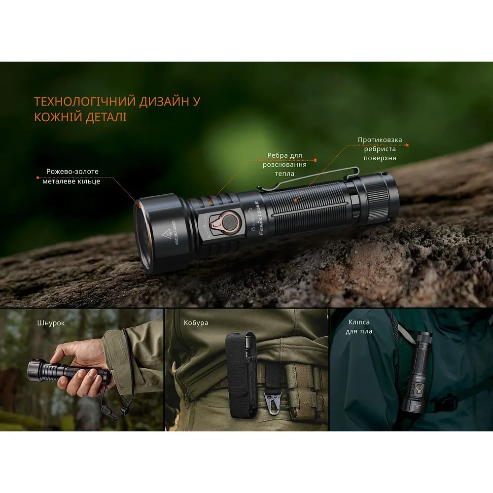 Ліхтар ручний Fenix LD36RB чорний - фото 19