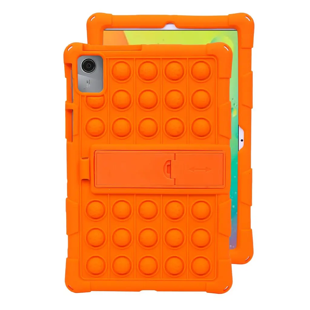 Чохол SoftGel Kids дитячий pop-it Lenovo Tab M11 TB330 TB331 Помаранчевий - фото 2