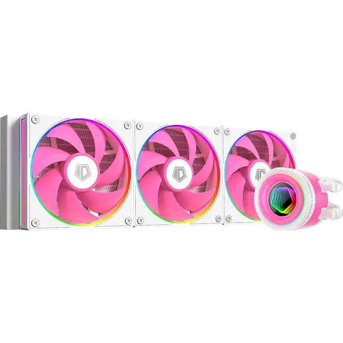 Система рідкого охолодження ID-Cooling FX360 INF розовий, Intel: 1851/1700/1200/115x, AMD: AM4/AM5, 3x120mm 500×2000±10%RPM,