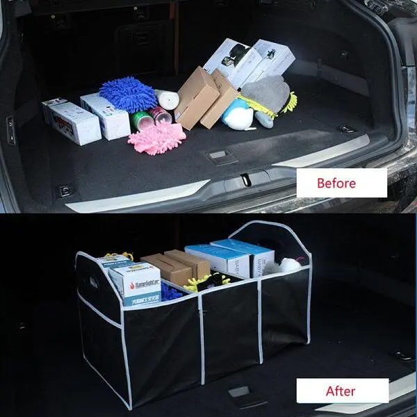 Автомобільний органайзер у багажник Car Boot Organizer Сумка з ручками в авто - фото 3