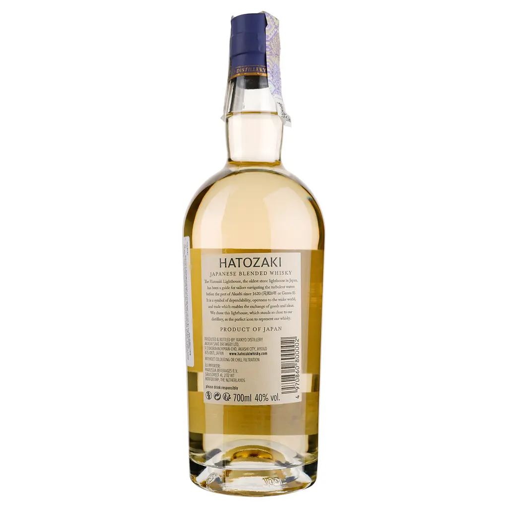Віскі Hatozaki Japanese Blended Whisky, 40%, 0,7 л - фото 2
