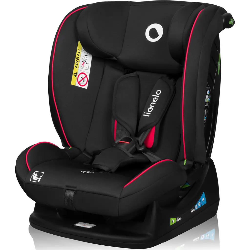 Автокрісло Lionelo Aart I-Size Black Carbon Red (LO-AART I-SIZE BLACK CARBON RED) - фото 2