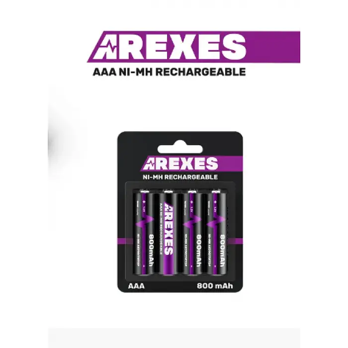 Акумулятор AAA Arexes 800mAh 1.2V Ni-MH, мініпальчиковий, 1 шт - фото 2