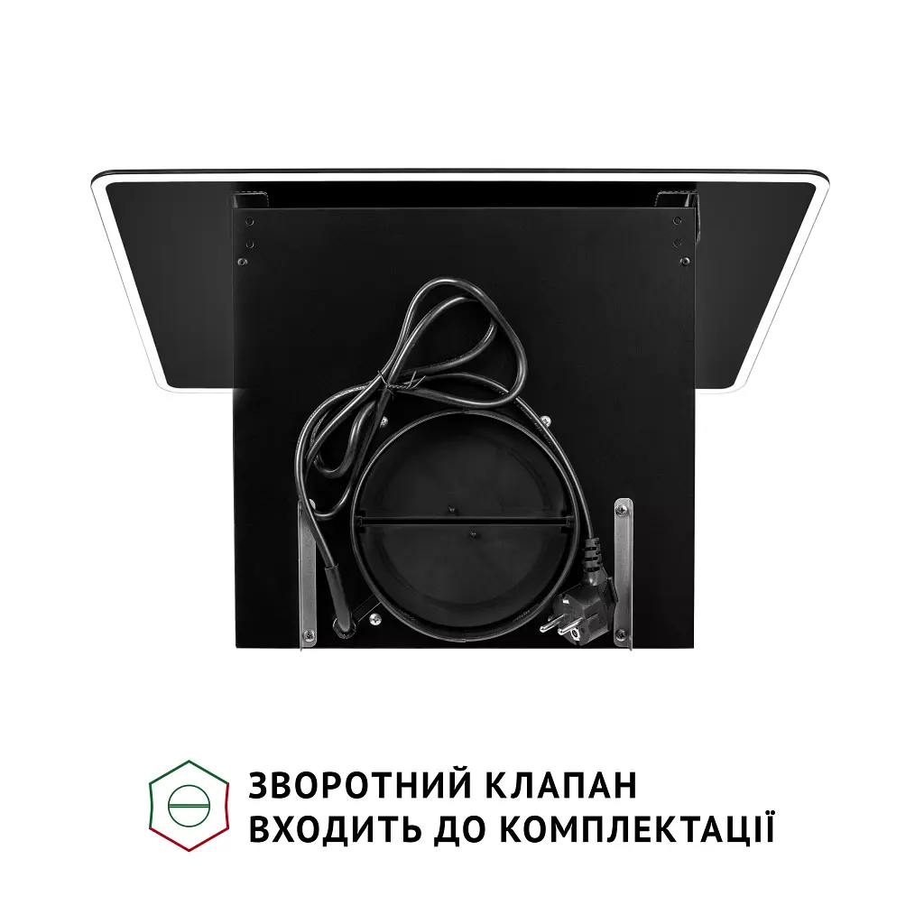 Вытяжка декоративная наклонная PERFELLI VICCO 5HSR NERO - фото 8