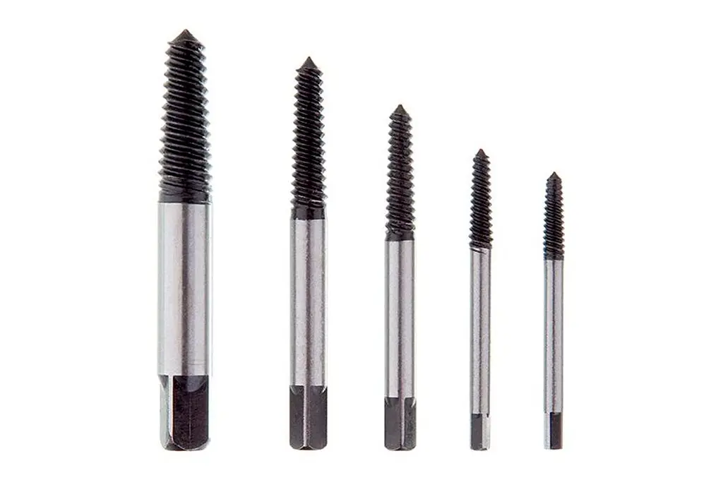 Набір екстракторів для викручування зламаних гвинтів Intertool (у наборі 5 шт.) SD-8005 - фото 5