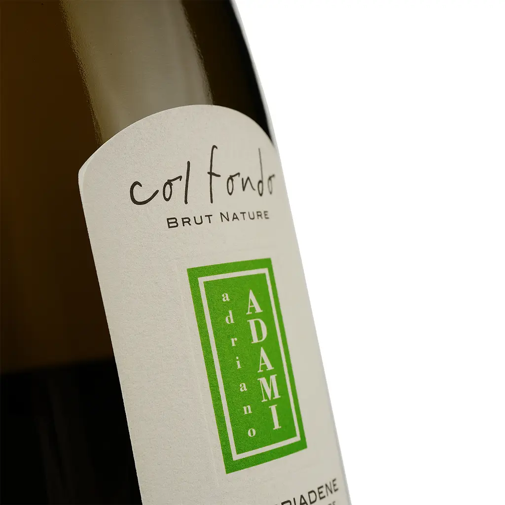 Ігристе вино Adriano Adami Col Fondo Brut Nature, біле, нон-дозаж, 11%, 0,75 л - фото 3