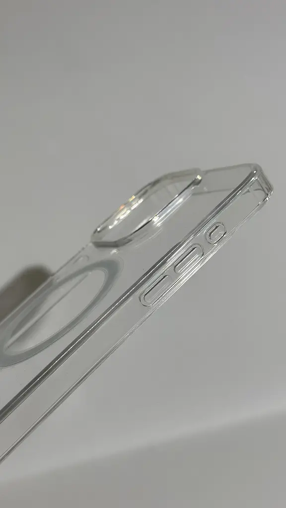 Протиударний чохол для Apple iPhone 15 Pro Max Clear Case Ultra Hybrid with MagSafe Прозорий з магнітом - фото 10
