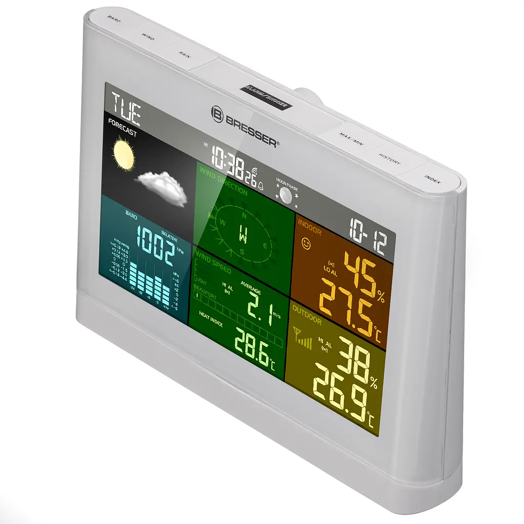 Метеостанція Bresser 5-in-1 Comfort Weather Center White (7002550GYE000) - фото 2