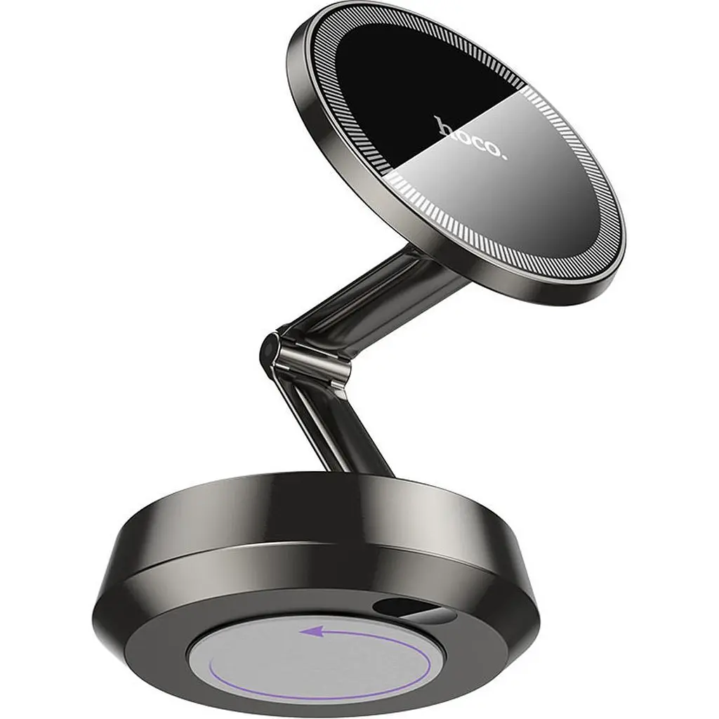 Автотримач Hoco H83 Metal Ring Magnetic Black (647939) [151314] - фото 3
