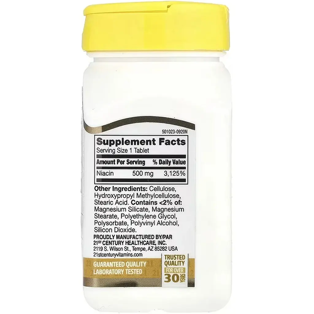 Дієтична добавка Niacin 500 мг 100 таблеток - фото 2