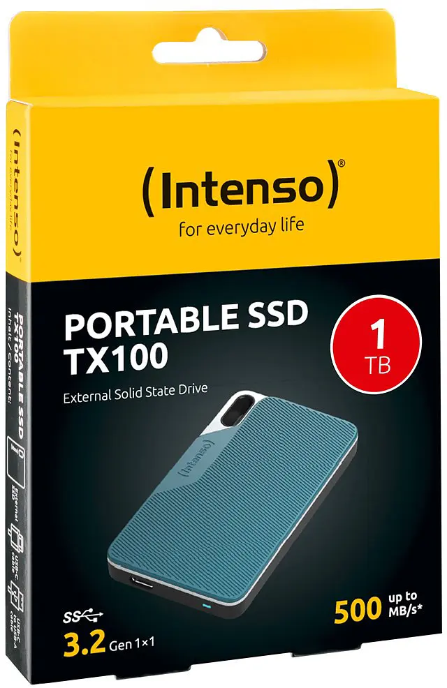 Зовнішній SSD накопичувач Intenso TX100 500 GB (3826450) - фото 8