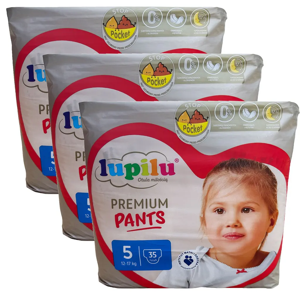 Підгузки-трусики Lupilu Premium 5 (12-17 кг) 105 шт NEW