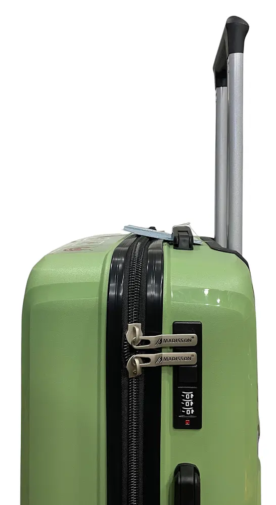 Валіза мала Madisson Snowball 53103 S ручна поклажа 55x39x21 см 37 л 2.7 кг Зелений - фото 4