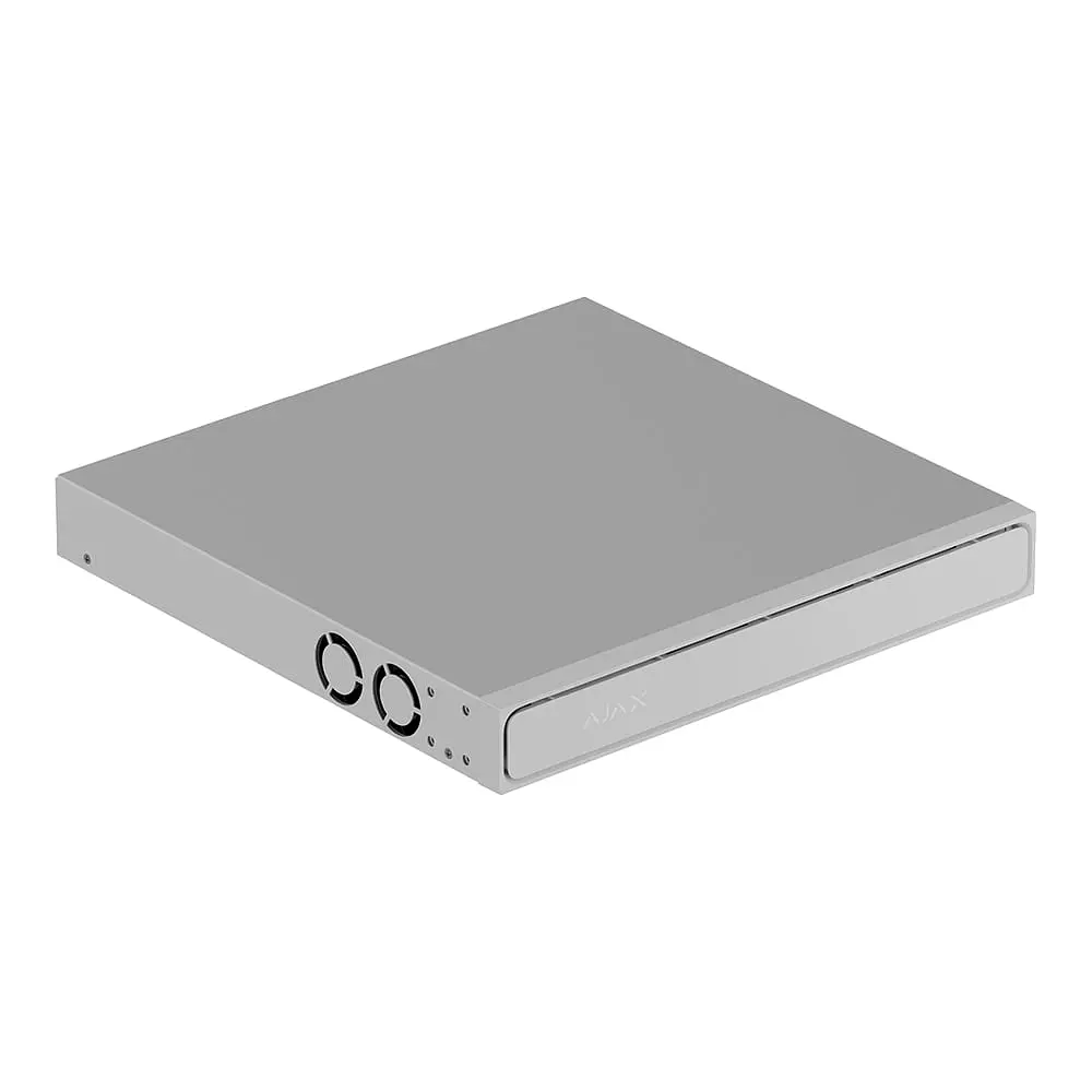 IP-відеореєстратор 16-канальний 12Mp Ajax NVR H2D8PAC (16-ch) White з 8 портами PoE (26-00729) - фото 5