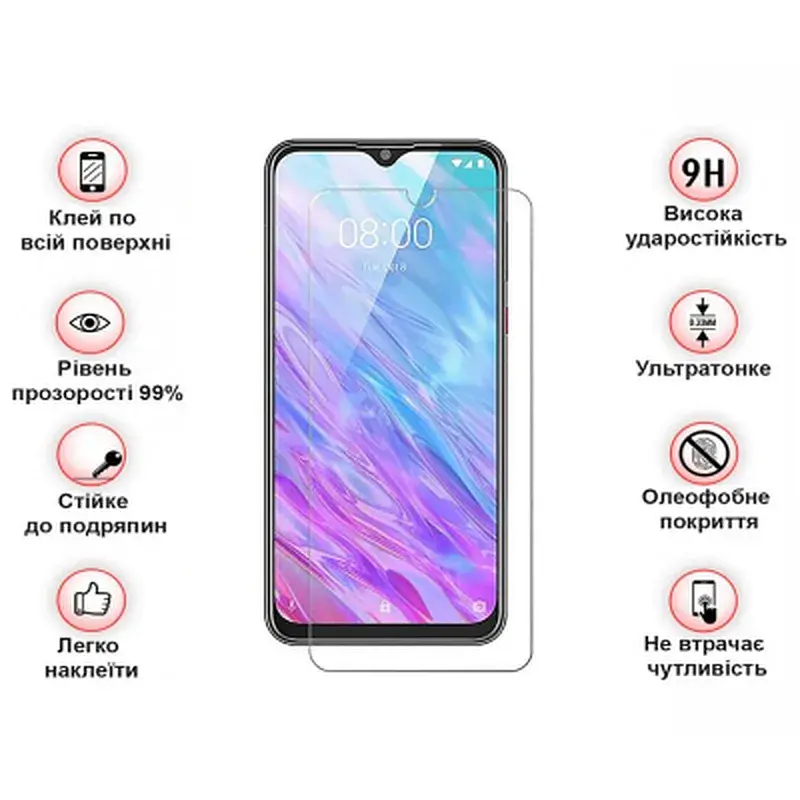 Скло захисне BeCover ZTE Blade L220 3D Crystal Clear Glass (709759) - фото 4