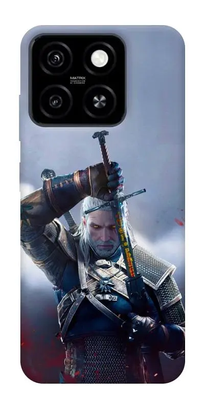 TPU чохол Demsky The witcher gerald для ZTE Blade A55 4G