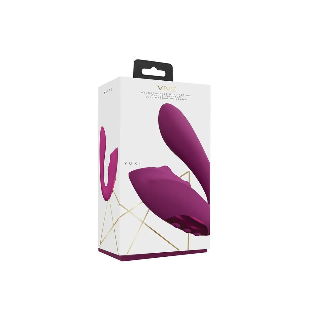 Вібратор Vive Yuki Rechargeable, 8.9 см (рожевий) - фото 8