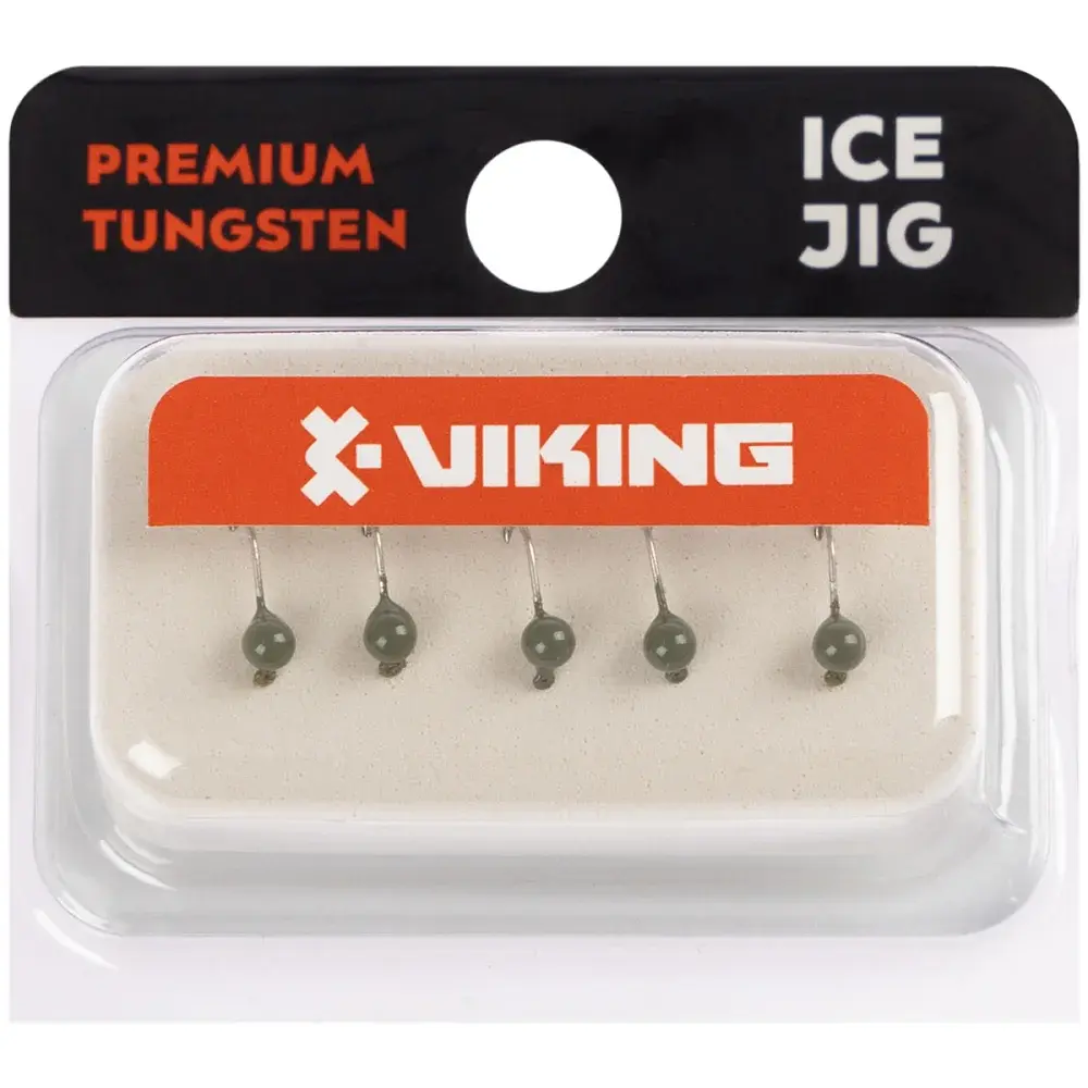 Мормышка вольфрамовая Viking Fishing Round 0.19g 2.5mm Olive (5шт) - фото 2