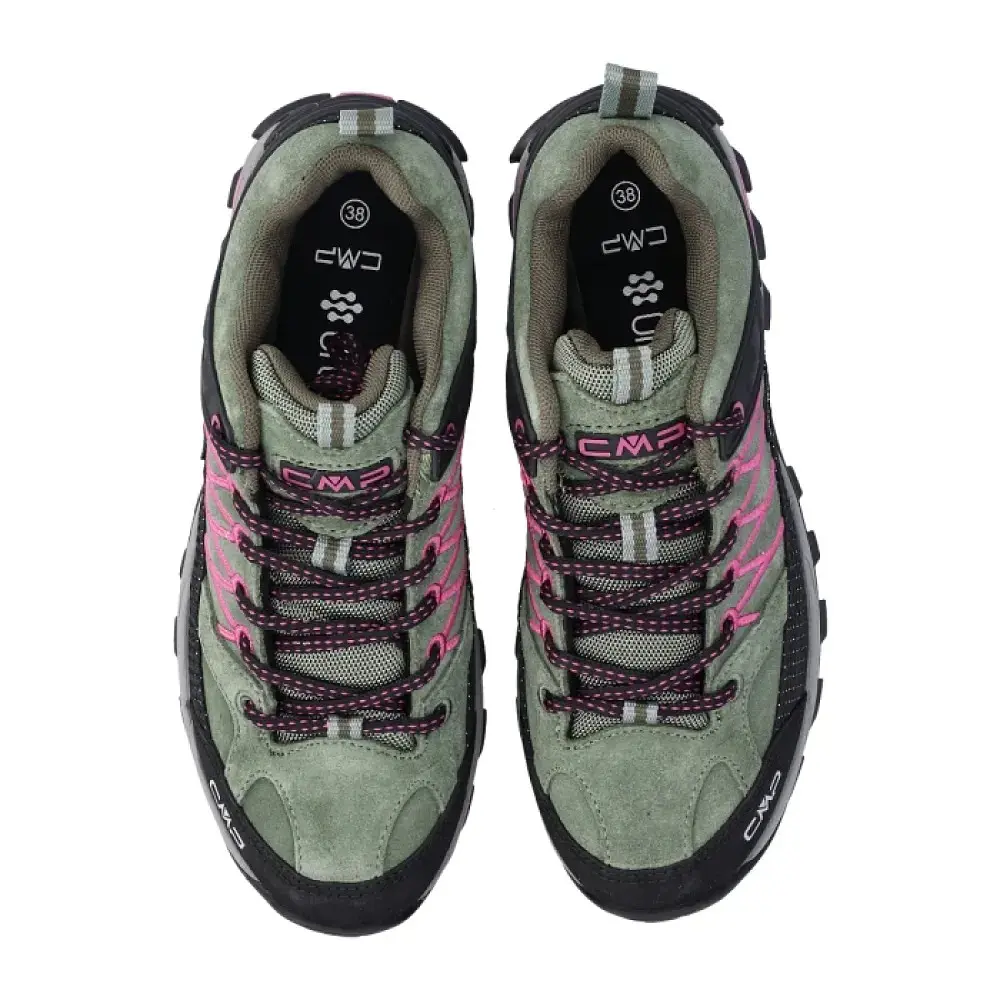 Кросівки CMP Women's Rigel Waterproof Shoes with Suede Upper 36 Green/Pink (1097-3Q13246-50ES 36) - фото 4