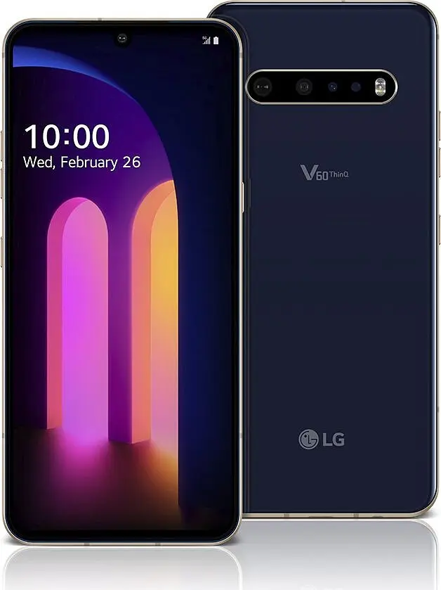 Смартфон LG V60 ThinQ 5G 8/128GB Blue LM-600EA 2 Sim Без NFC - фото 2