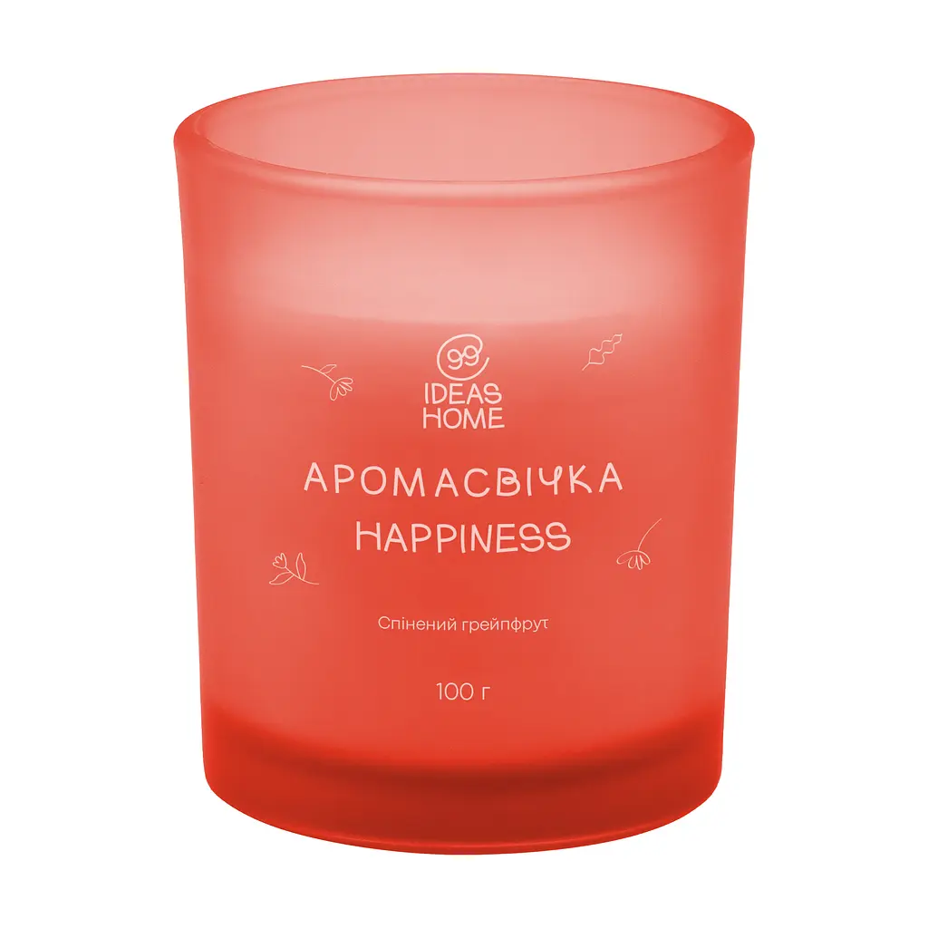 Аромасвічка 99IDEAS HAPPINESS - Спінений грейпфрут, 100 г - фото 2