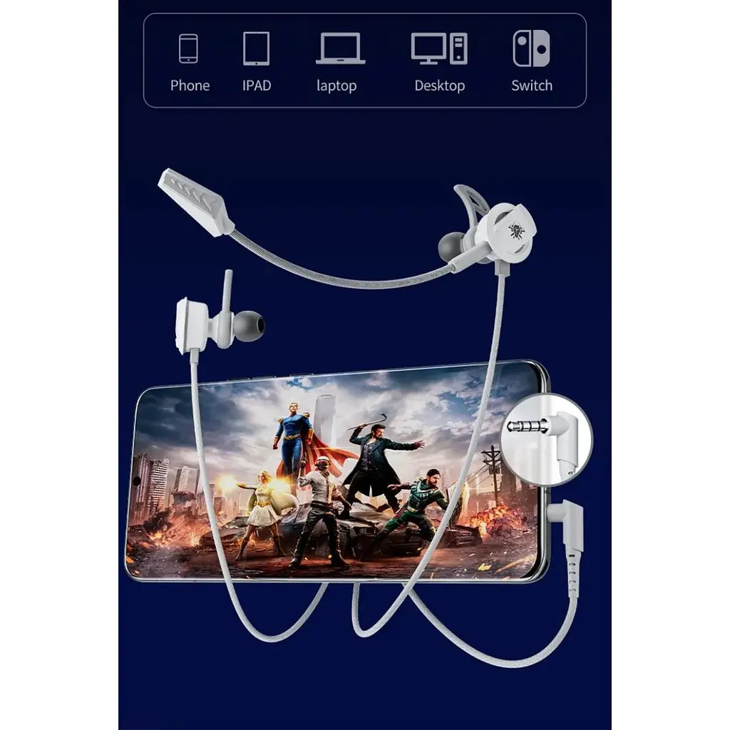 Дротові ігрові навушники Plextone RX3 Pro Cyberpunk 3.5 mini-jack з мікрофоном - фото 5