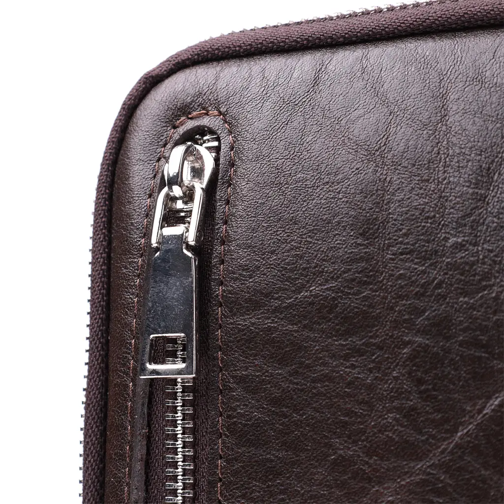 Сумка бананка Grande Pelle 22880 15,5х20,5х3,5 см Коричневий - фото 5
