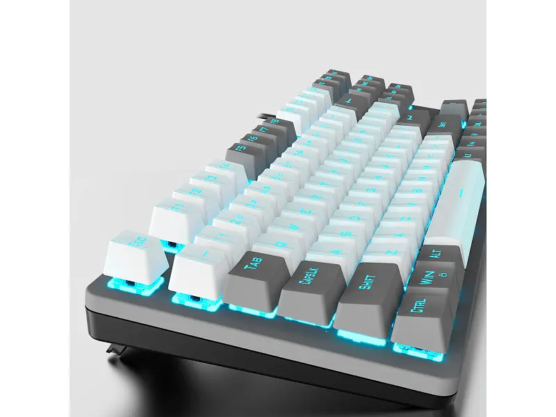 Клавіатура Aula Wind F3287 Mechanical White/Grey KRGD Blue USB EN/UA (6948391240688) - фото 5