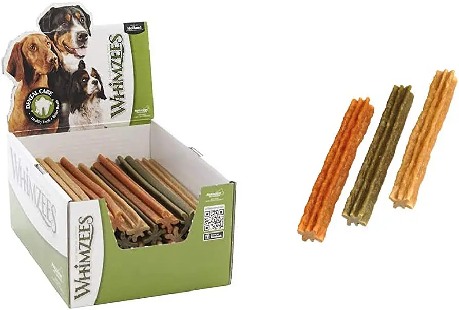 Натуральні ласощі для зубів собак WHIMZEES Dental Treats Stix L 1 шт. - фото 3