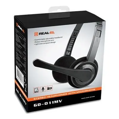Навушники Real-El GD-011MV Black (EL124100022) - фото 3